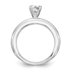 14K White Gold Lab Grown Diamond VS/SI+ G+ Complete Engagement Ring