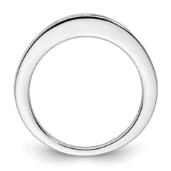 14k White Gold 1/8 carat Lab Grown Diamond VS/SI+ G+ Complete Wedding Band