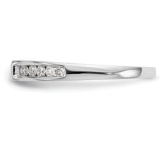 14k White Gold 1/4 carat Lab Grown Diamond VS/SI+ G+ Semi Mount Peg Set Engagement Ring