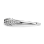 14k White Gold 1/5 carat Lab Grown Diamond VS/SI+ G+ Semi-Mount Pet Set Engagement Ring