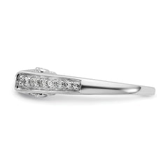 14k White Gold 1/5 carat Lab Grown Diamond VS/SI+ G+ Semi-Mount Pet Set Engagement Ring