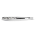 14k White Gold 1/8 carat Lab Grown Diamond VS/SI+ G+ Complete Wedding Band