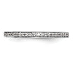 14k White Gold 1/8 carat Lab Grown Diamond VS/SI+ G+ Complete Wedding Band