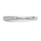 14k White Gold 1/4 carat Lab Grown Diamond VS/SI+ G+ Complete Wedding Band