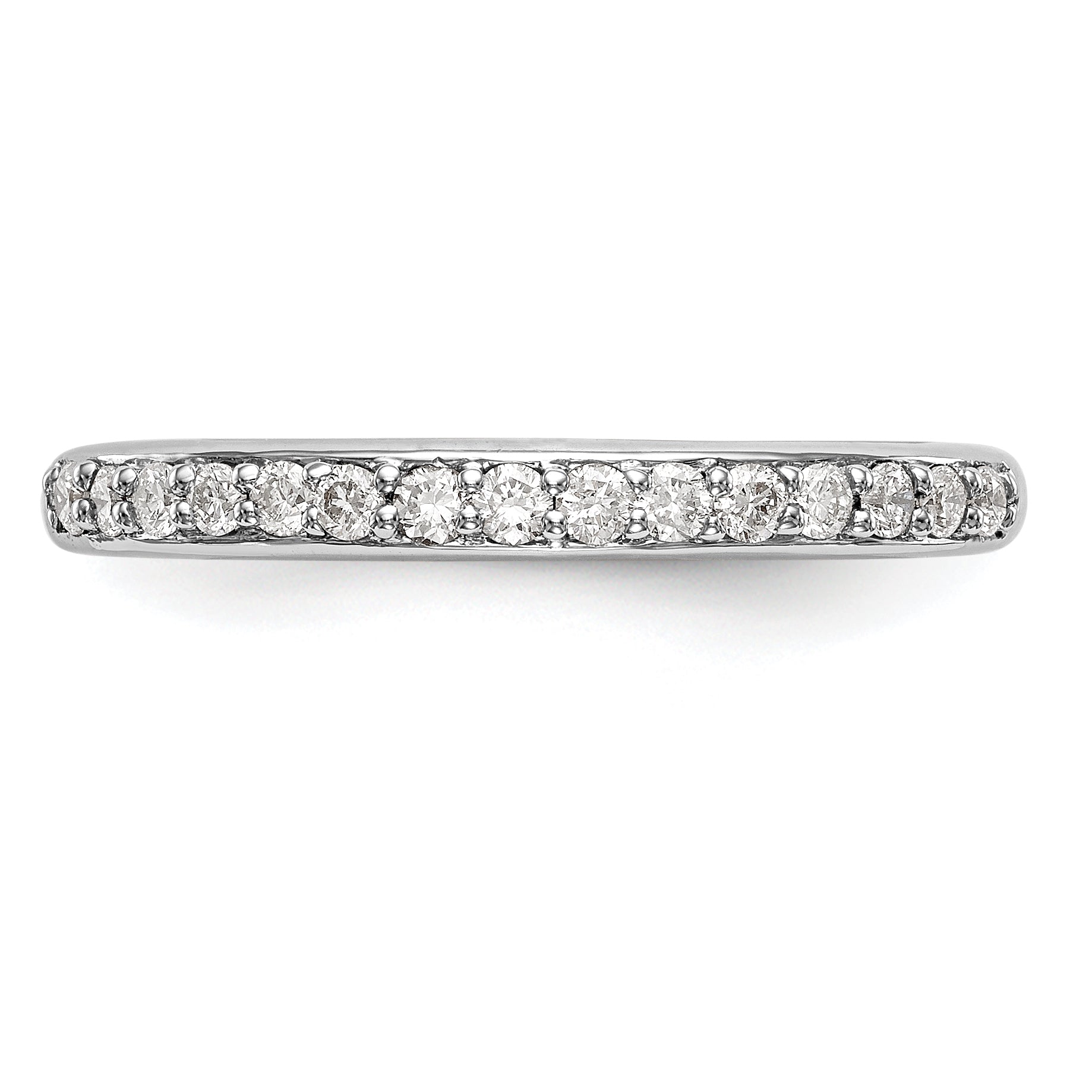 14k White Gold 1/4 carat Lab Grown Diamond VS/SI+ G+ Complete Wedding Band