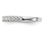 14k White Gold 1/2 carat Lab Grown Diamond VS/SI+ G+ Complete Wedding Band