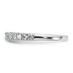 14k White Gold 1/2 carat Lab Grown Diamond VS/SI+ G+ Semi Mount Peg Set Engagement Ring