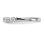 14k White Gold 1/3 carat Lab Grown Diamond VS/SI+ G+ Complete Wedding Band