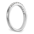 14k White Gold 1/3 carat Lab Grown Diamond VS/SI+ G+ Complete Wedding Band