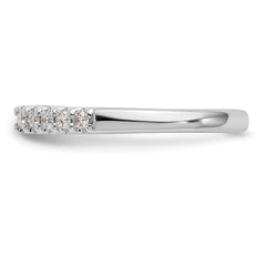 14k White Gold 1/3 carat Lab Grown Diamond VS/SI+ G+ Semi Mount Peg Set Engagement Ring