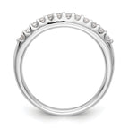 14k White Gold 1/4 carat Lab Grown Diamond VS/SI+ G+ Complete Wedding Band