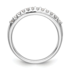 14k White Gold 1/4 carat Diamond Complete Wedding Band