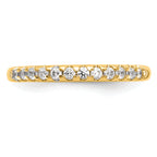 14k 1/4 carat Lab Grown Diamond VS/SI+ G+ Complete Wedding Band