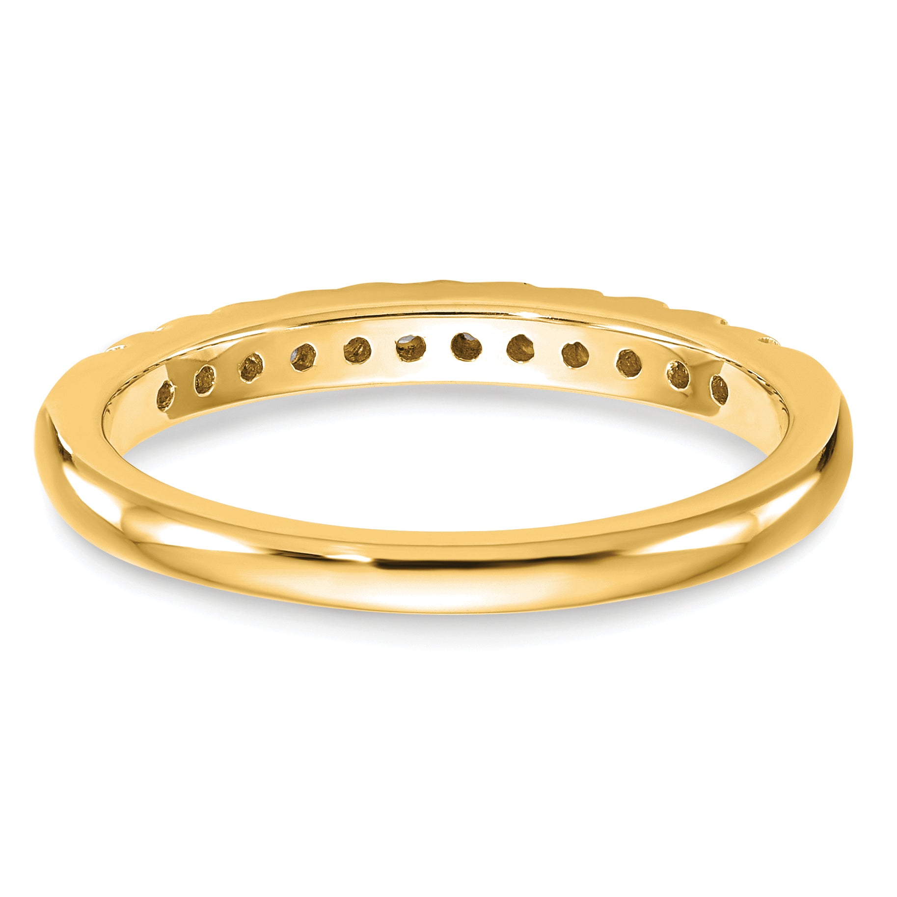 14k 1/4 carat Lab Grown Diamond VS/SI+ G+ Complete Wedding Band