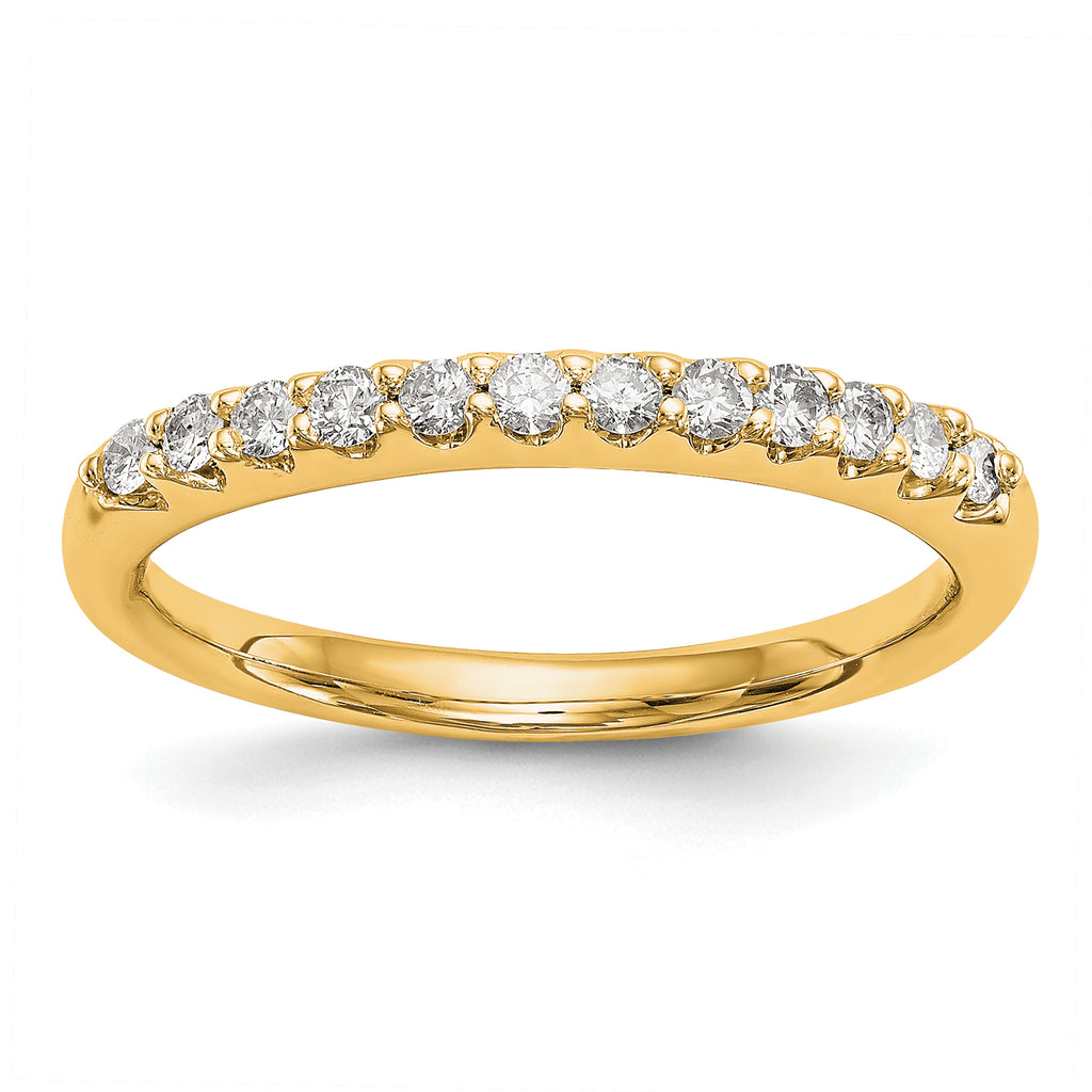 14k 1/4 carat Lab Grown Diamond VS/SI+ G+ Complete Wedding Band