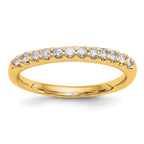 14k 1/4 carat Lab Grown Diamond VS/SI+ G+ Complete Wedding Band