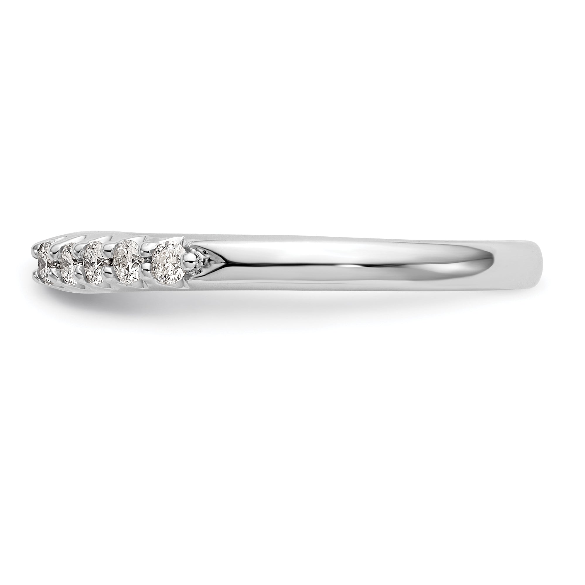14k White Gold 1/4 carat Lab Grown Diamond VS/SI+ G+ Semi Mount Peg Set Engagement Ring