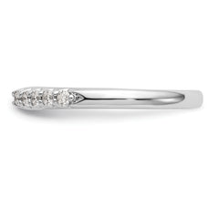 14k White Gold 1/4 carat Lab Grown Diamond VS/SI+ G+ Semi Mount Peg Set Engagement Ring