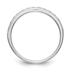 14k White Gold 1/3 carat Lab Grown Diamond VS/SI+ G+ Complete Wedding Band