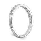 14k White Gold 1/3 carat Lab Grown Diamond VS/SI+ G+ Complete Wedding Band