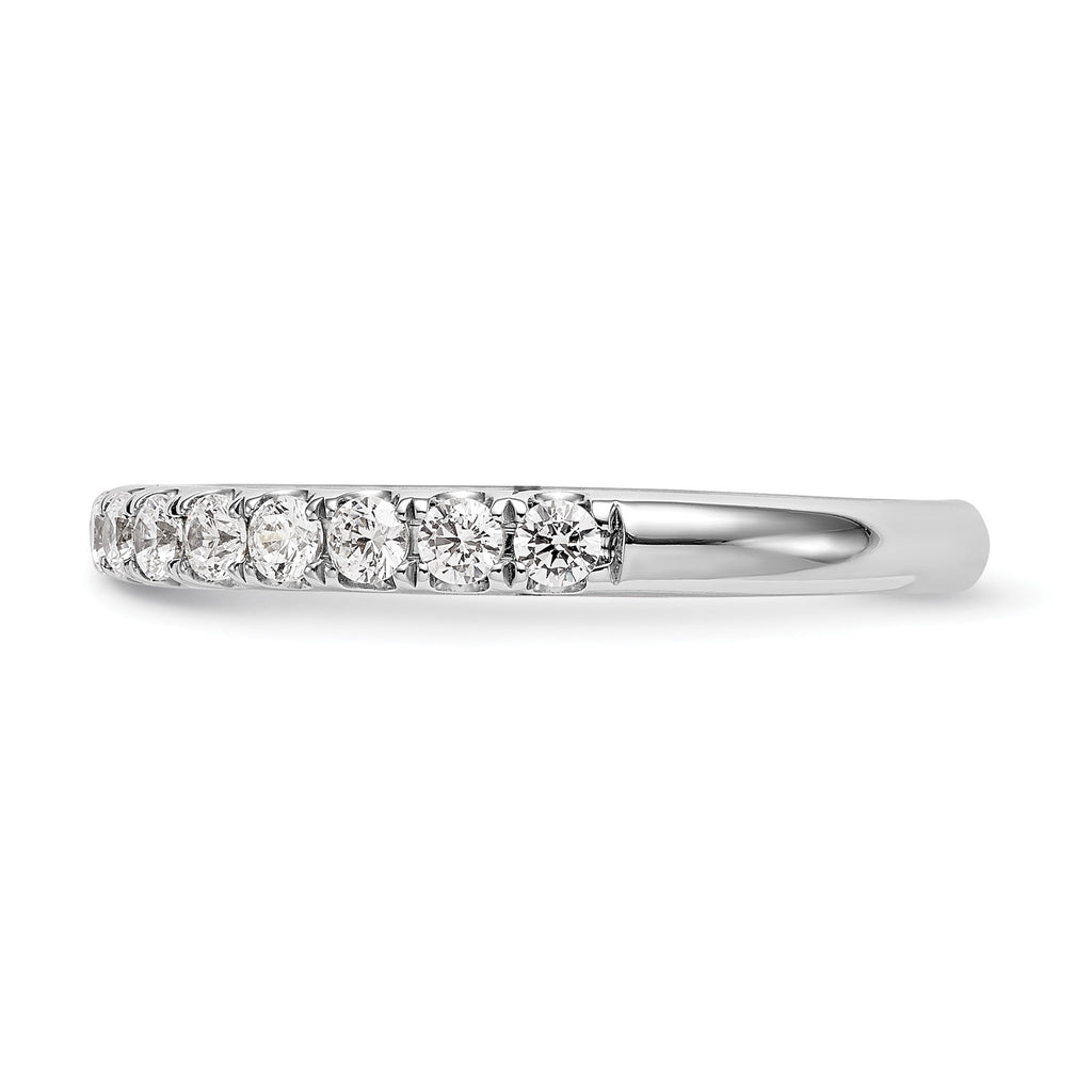Lab-Grown Diamond Wedding Band in 14K White Gold, 3.3mm (1/2 ct. tw.), Size 7 - Sophia Jewelers