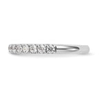 Lab-Grown Diamond Wedding Band in 14K White Gold, 3.3mm (1/2 ct. tw.), Size 7 - Sophia Jewelers