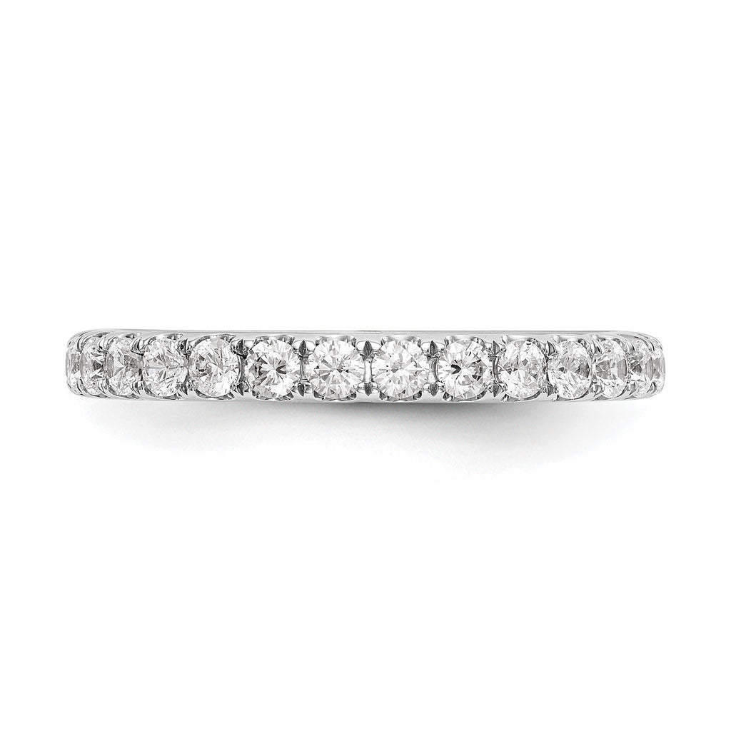 Lab-Grown Diamond Wedding Band in 14K White Gold, 3.3mm (1/2 ct. tw.), Size 7 - Sophia Jewelers