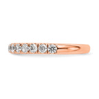 Lab-Grown Diamond Wedding Band in 14K Rose Gold, 3mm (3/4 ct. tw.), Size 7 - Sophia Jewelers