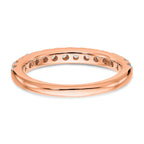 Lab-Grown Diamond Wedding Band in 14K Rose Gold, 3mm (3/4 ct. tw.), Size 7 - Sophia Jewelers