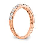 Lab-Grown Diamond Wedding Band in 14K Rose Gold, 3mm (3/4 ct. tw.), Size 7 - Sophia Jewelers