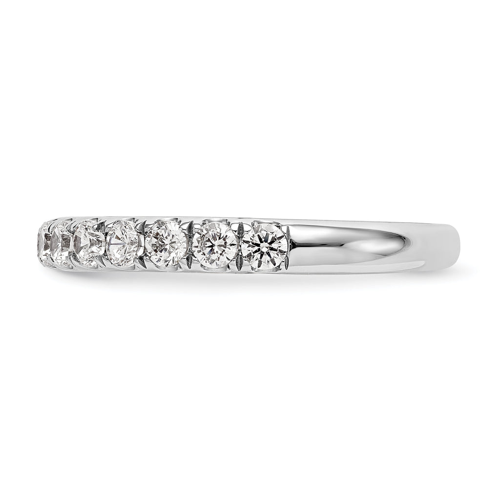 14k White Gold 3/4 carat Lab Grown Diamond VS/SI+ G+ Complete Wedding Band