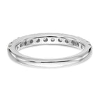 14k White Gold 3/4 carat Lab Grown Diamond VS/SI+ G+ Complete Wedding Band