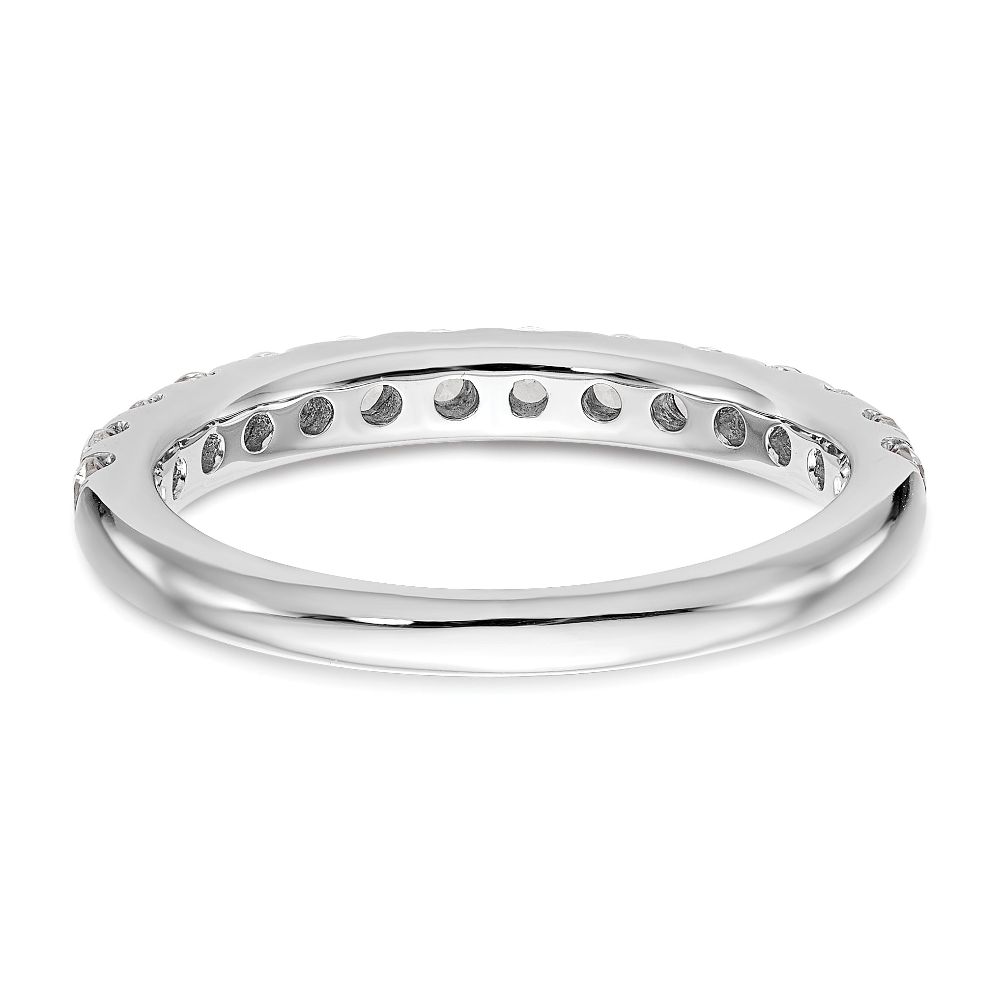 14k White Gold 3/4 carat Lab Grown Diamond VS/SI+ G+ Complete Wedding Band