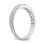 14k White Gold 3/4 carat Lab Grown Diamond VS/SI+ G+ Complete Wedding Band