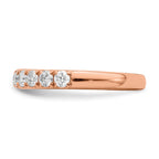 Lab-Grown Diamond Wedding Band in 14K Rose Gold, 2.5mm (7/8 ct. tw.), Size 7 - Sophia Jewelers