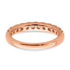 Lab-Grown Diamond Wedding Band in 14K Rose Gold, 2.5mm (7/8 ct. tw.), Size 7 - Sophia Jewelers