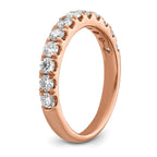 Lab-Grown Diamond Wedding Band in 14K Rose Gold, 2.5mm (7/8 ct. tw.), Size 7 - Sophia Jewelers