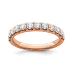 Lab-Grown Diamond Wedding Band in 14K Rose Gold, 2.5mm (7/8 ct. tw.), Size 7 - Sophia Jewelers