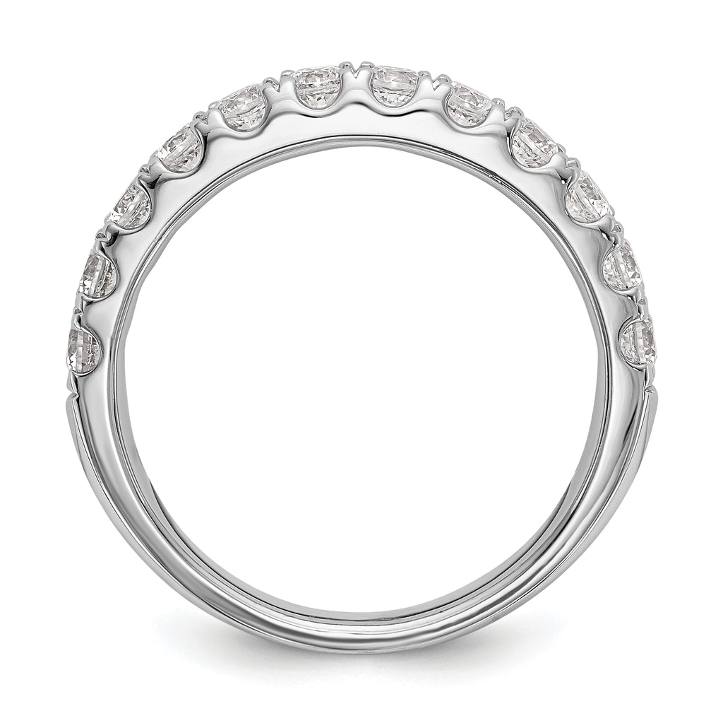 14k White Gold 7/8 carat Lab Grown Diamond VS/SI+ G+ Complete Wedding Band