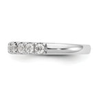 14k White Gold 7/8 carat Lab Grown Diamond VS/SI+ G+ Complete Wedding Band