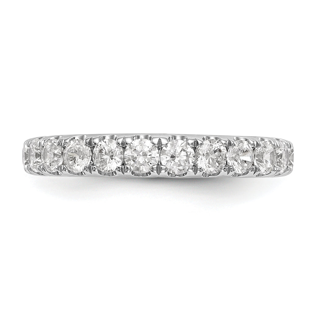 14k White Gold 7/8 carat Lab Grown Diamond VS/SI+ G+ Complete Wedding Band