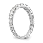 14k White Gold 7/8 carat Lab Grown Diamond VS/SI+ G+ Complete Wedding Band