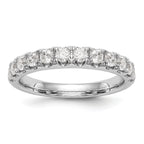 14k White Gold 7/8 carat Lab Grown Diamond VS/SI+ G+ Complete Wedding Band