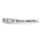 14k White Gold 3/4 carat Lab Grown Diamond VS/SI+ G+ Complete Wedding Band