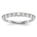 14k White Gold 3/4 carat Lab Grown Diamond VS/SI+ G+ Complete Wedding Band