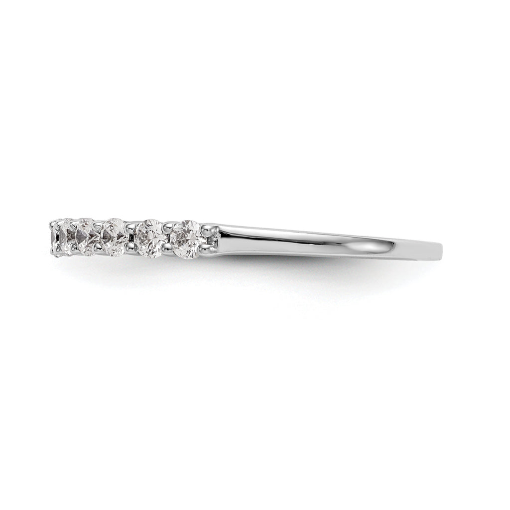 14k White Gold 3/8 carat Lab Grown Diamond VS/SI+ G+ Complete Wedding Band