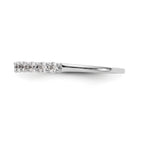 14k White Gold 3/8 carat Lab Grown Diamond VS/SI+ G+ Complete Wedding Band
