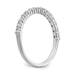 14k White Gold 3/8 carat Lab Grown Diamond VS/SI+ G+ Complete Wedding Band