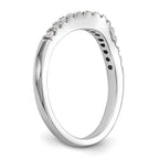 14k White Gold 1/3 carat Lab Grown Diamond VS/SI+ G+ Complete Size 9 Wedding Band