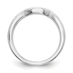 14k White Gold 1/5 carat Lab Grown Diamond VS/SI+ G+ Complete Wedding Band